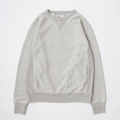 FELCO 16oz TERRY CLASSIC FIT INVERSE WEAVE DOUBLE V GUSSET SET IN CREW SWEAT W/SLASH POCKET - 13 COLORS
