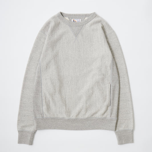 FELCO 16oz TERRY CLASSIC FIT INVERSE WEAVE DOUBLE V GUSSET SET IN CREW SWEAT W/SLASH POCKET - 13 COLORS