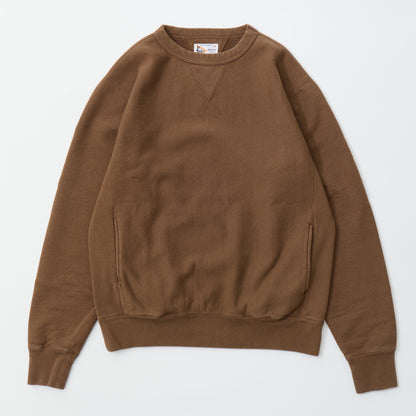 FELCO 16oz TERRY CLASSIC FIT INVERSE WEAVE DOUBLE V GUSSET SET IN CREW SWEAT W/SLASH POCKET - 14 COLORS