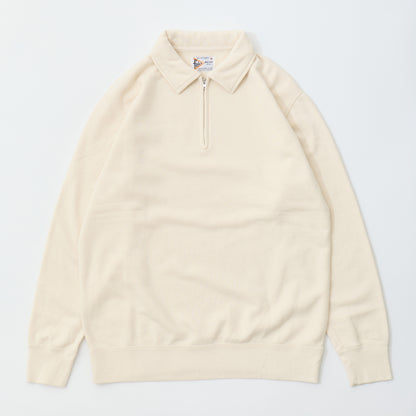 FELCO L/S HALF ZIP COLLAR SWEAT 10oz MD WEIGHT FRENCH TERRY - 14 COLORS
