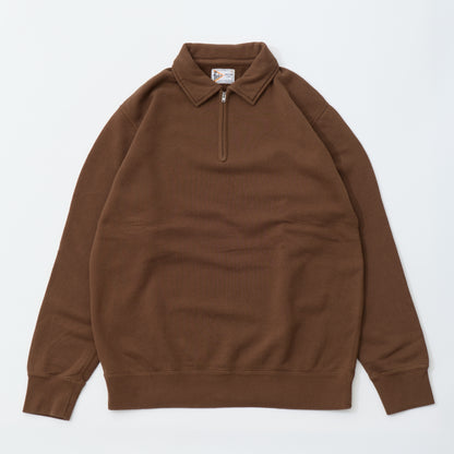 FELCO L/S HALF ZIP COLLAR SWEAT 10oz MD WEIGHT FRENCH TERRY - 14 COLORS