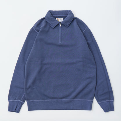 FELCO L/S HALF ZIP COLLAR SWEAT 10oz MD WEIGHT FRENCH TERRY - 13 COLORS