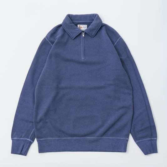 FELCO L/S HALF ZIP COLLAR SWEAT 10oz MD WEIGHT FRENCH TERRY - 14 COLORS