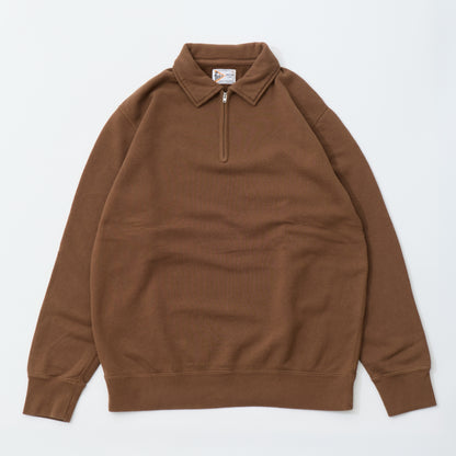 FELCO L/S HALF ZIP COLLAR SWEAT 10oz MD WEIGHT FRENCH TERRY - 12 COLORS