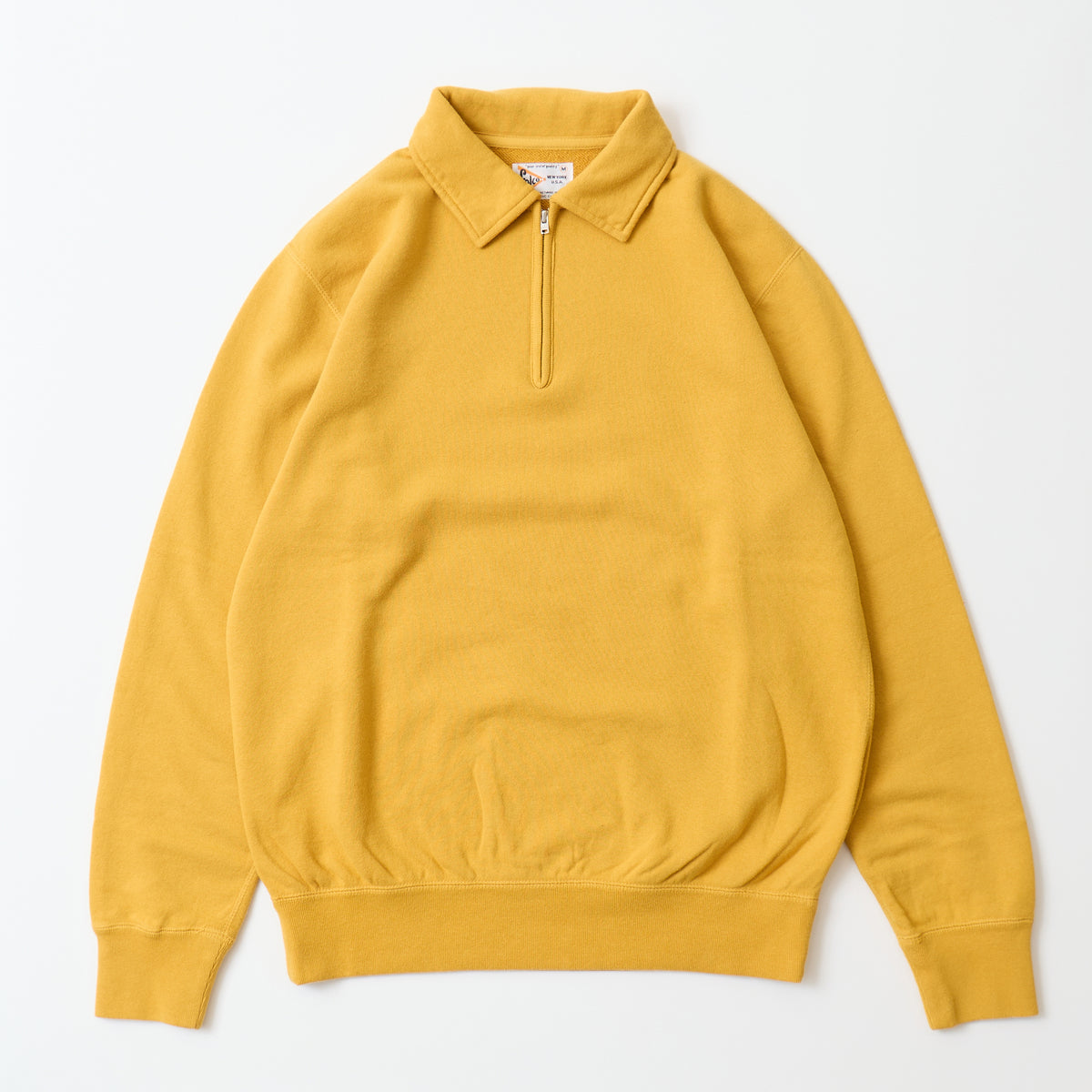 FELCO L/S HALF ZIP COLLAR SWEAT 10oz MD WEIGHT FRENCH TERRY - 13 COLORS