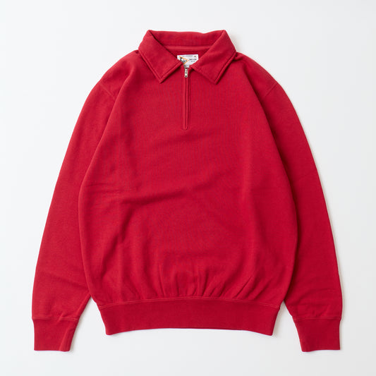 FELCO L/S HALF ZIP COLLAR SWEAT 10oz MD WEIGHT FRENCH TERRY - 13 COLORS