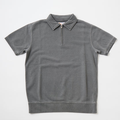 FELCO S/S HALF ZIP COLLARED SWEAT 10oz LT WEIGHT FRENCH TERRY - 13 COLORS