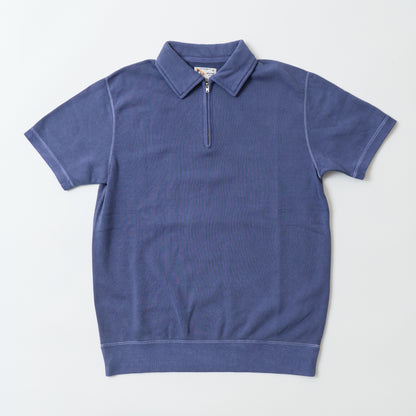 FELCO S/S HALF ZIP COLLARED SWEAT 10oz LT WEIGHT FRENCH TERRY - 13 COLORS