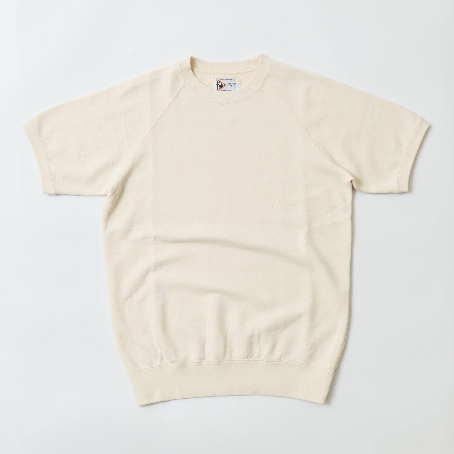 FELCO S/S CLASSIC FIT RAGLAN CREW SWEAT 10oz LT WEIGHT FRENCH TERRY - 15 COLORS