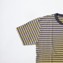 画像をギャラリービューアに読み込む, 【24SS NEW】FELCO S/S CREW POCKET T SUMMER STRIPE-CHARCOAL / CHARCOAL NAVY
