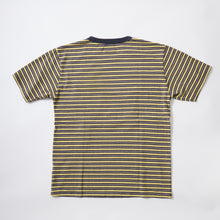 画像をギャラリービューアに読み込む, 【24SS NEW】FELCO S/S CREW POCKET T SUMMER STRIPE-CHARCOAL / CHARCOAL NAVY
