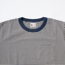 画像をギャラリービューアに読み込む, 【24SS NEW】FELCO S/S RINGER POCKET T-AMERICAN VINTAGE STRIPE-NATURAL/NAVY
