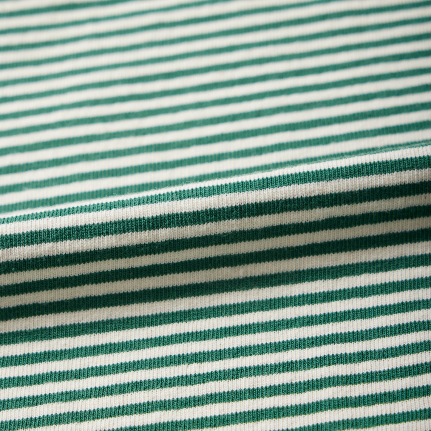 FELCO S/S RINGER POCKET T-AMERICAN VINTAGE STRIPE-NATURAL/GREEN