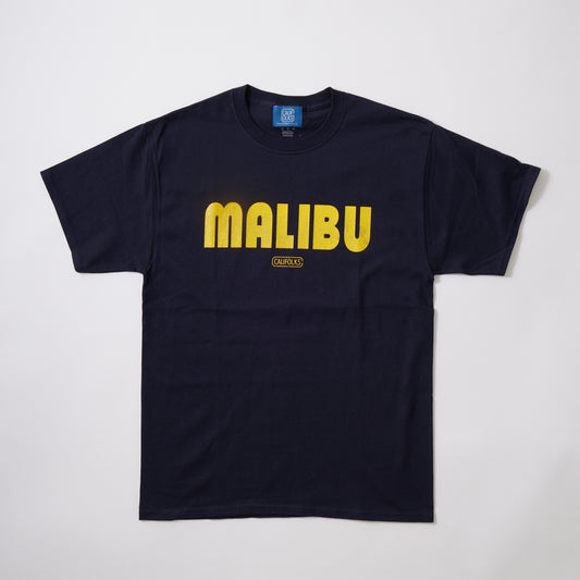 CALIFOLKS S/S WORD PRINT US CHAMPION 6oz CREW T-SHIRT - MALIBU