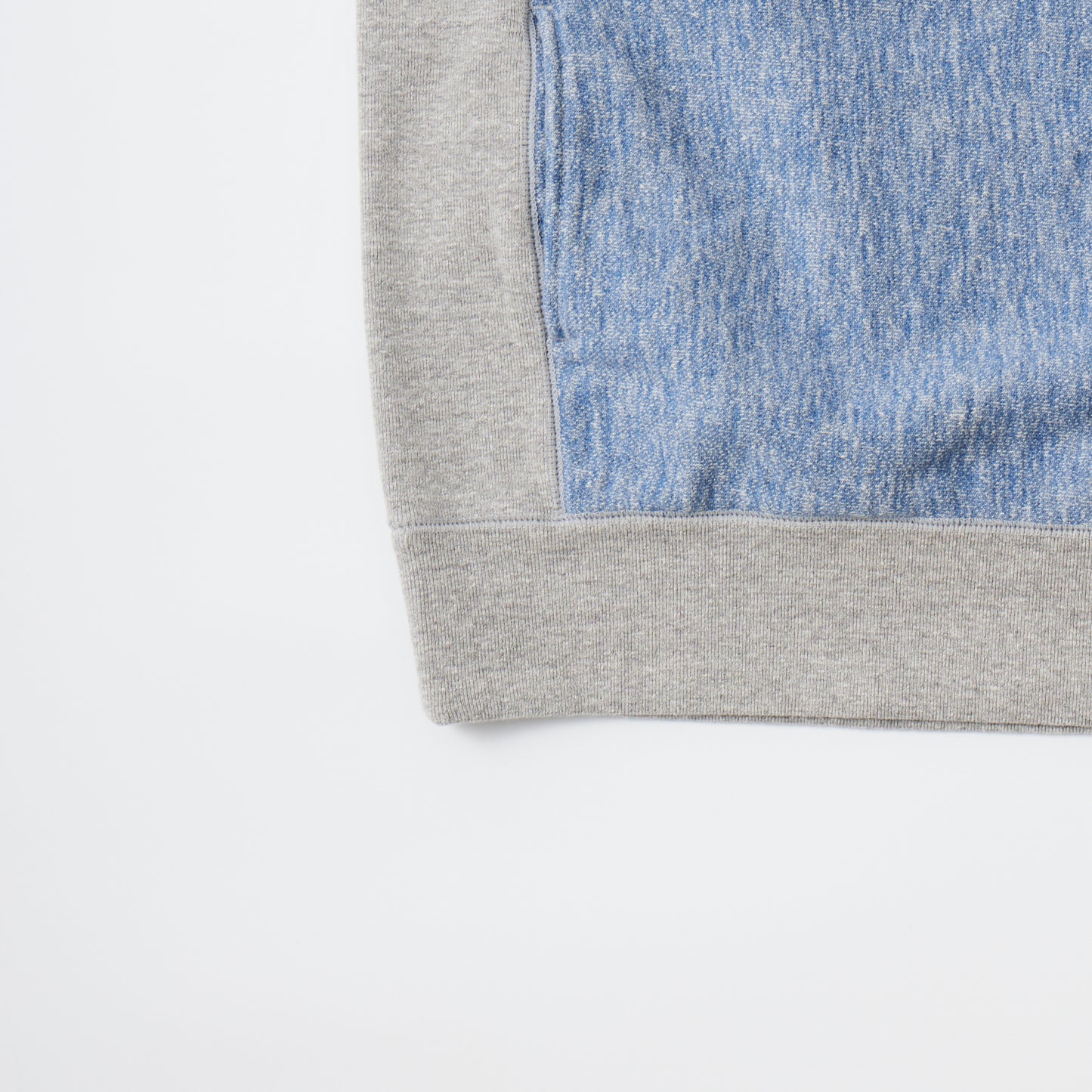 【NEW】FELCO CLASSIC FIT L/S INVERSE WEAVE V GUSSET CREW SWEAT W/SLASH POCKET 16oz HEAVY WEIGHT TERRY - TWISTED BLUE