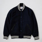 FELCO CLASSIC FIT SHAWL COLLAR WOOL MELTON VARSITY JACKET W/QUILT THINSULATE  LINING - 3 COLORS