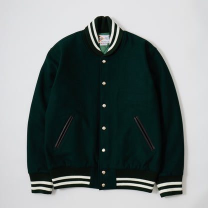 FELCO CLASSIC FIT SHAWL COLLAR WOOL MELTON VARSITY JACKET W/QUILT THINSULATE  LINING - 3 COLORS