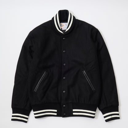 FELCO CLASSIC FIT SHAWL COLLAR WOOL MELTON VARSITY JACKET W/QUILT THINSULATE  LINING - 3 COLORS