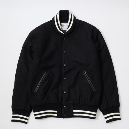 FELCO CLASSIC FIT SHAWL COLLAR WOOL MELTON VARSITY JACKET W/QUILT THINSULATE  LINING - 3 COLORS