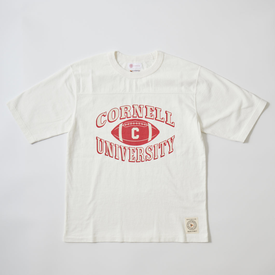 【FELCO FAIR】FELCO H/S FOOTBALL TEE -  CORNELL UNIVERSITY PRINT