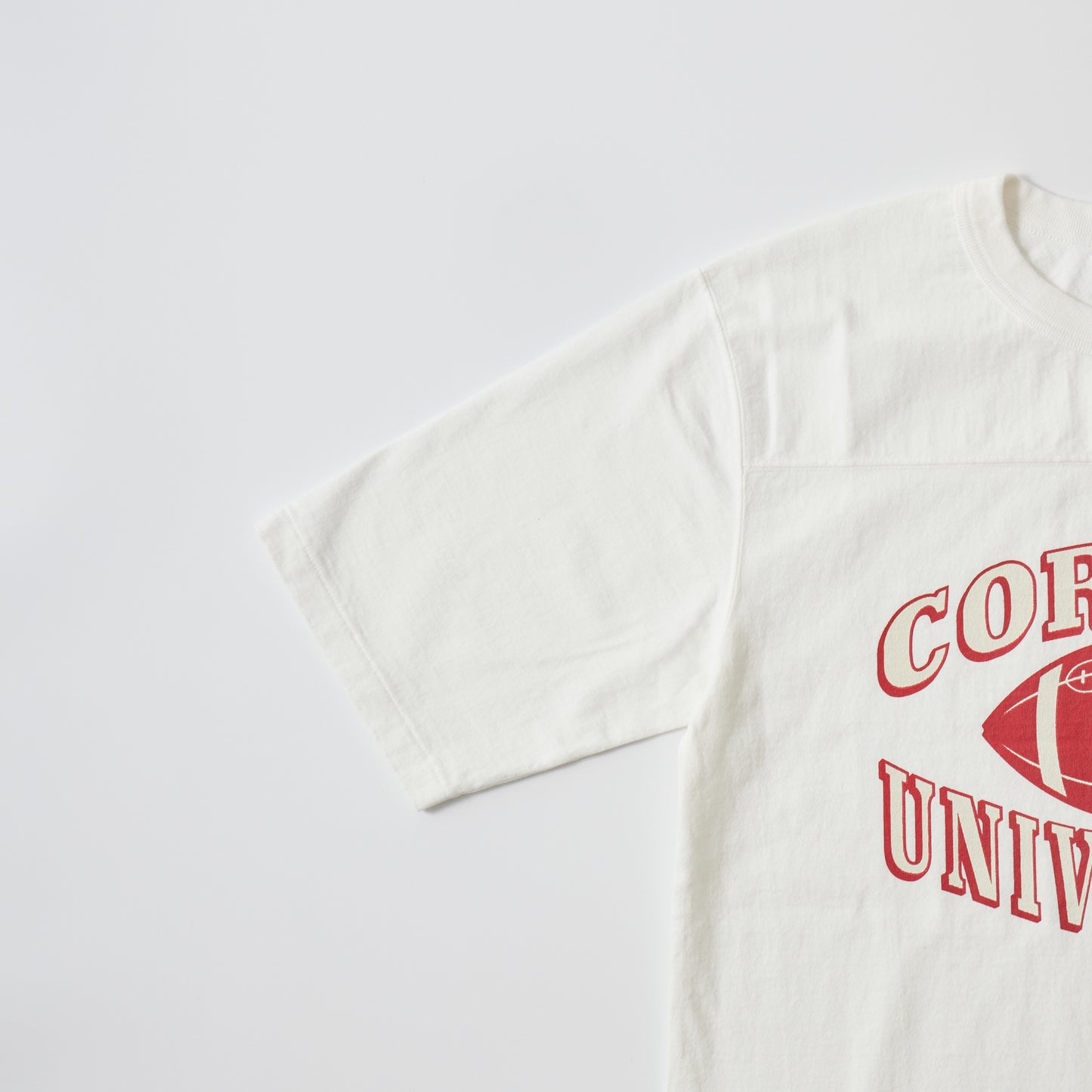 FELCO H/S FOOTBALL TEE -  CORNELL UNIVERSITY PRINT