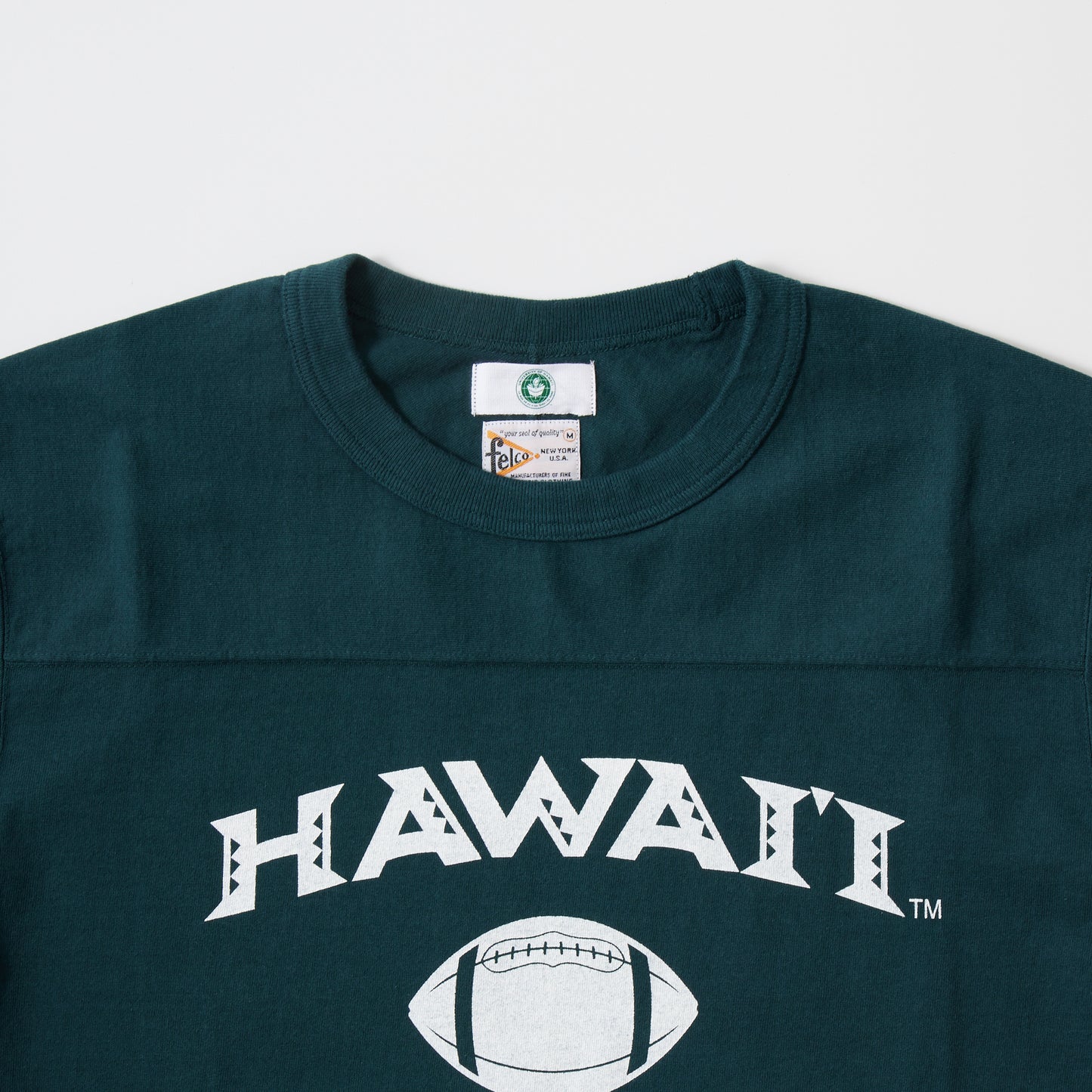 FELCO H/S FOOTBALL TEE - HAWAII FOOTBALL PRINT