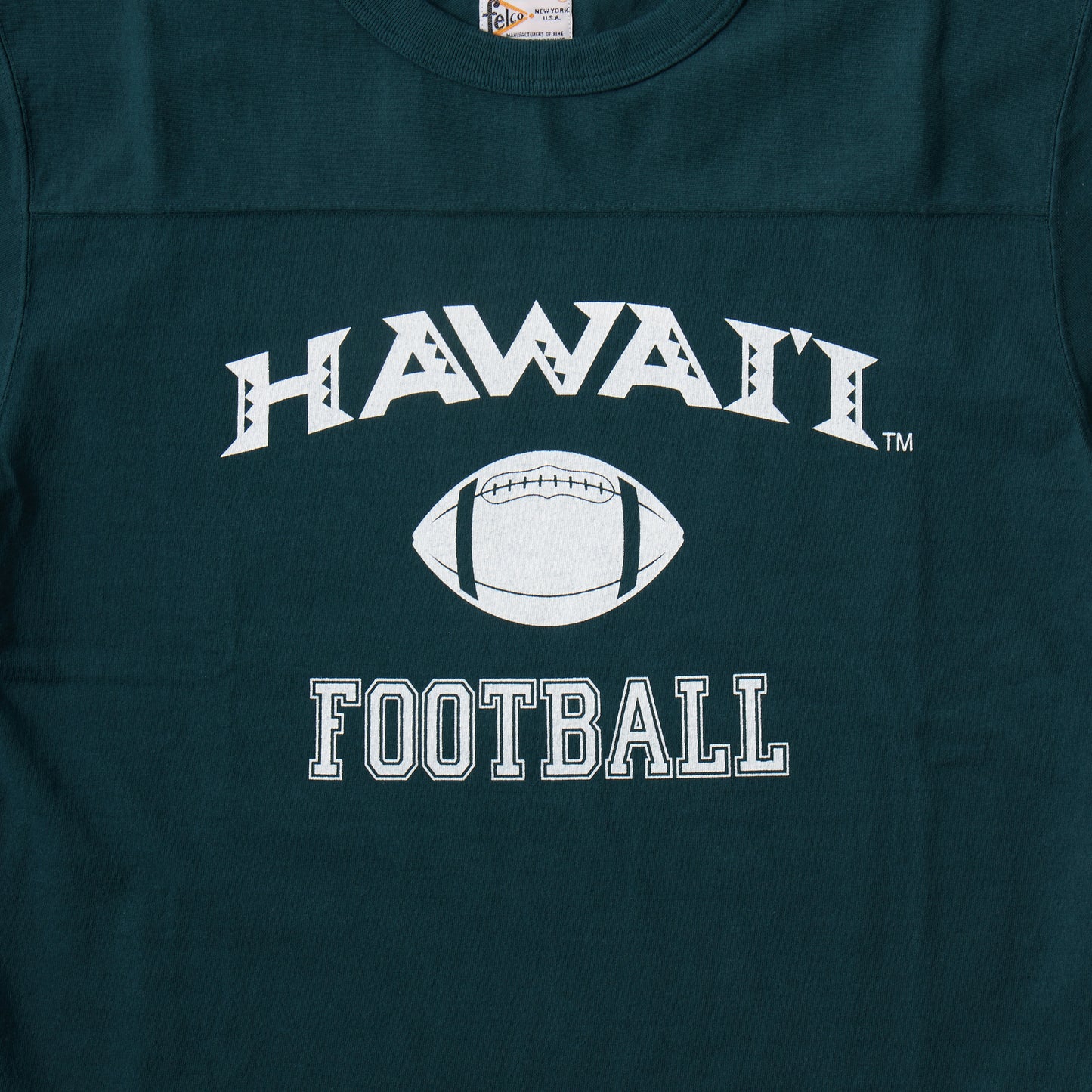 FELCO H/S FOOTBALL TEE - HAWAII FOOTBALL PRINT