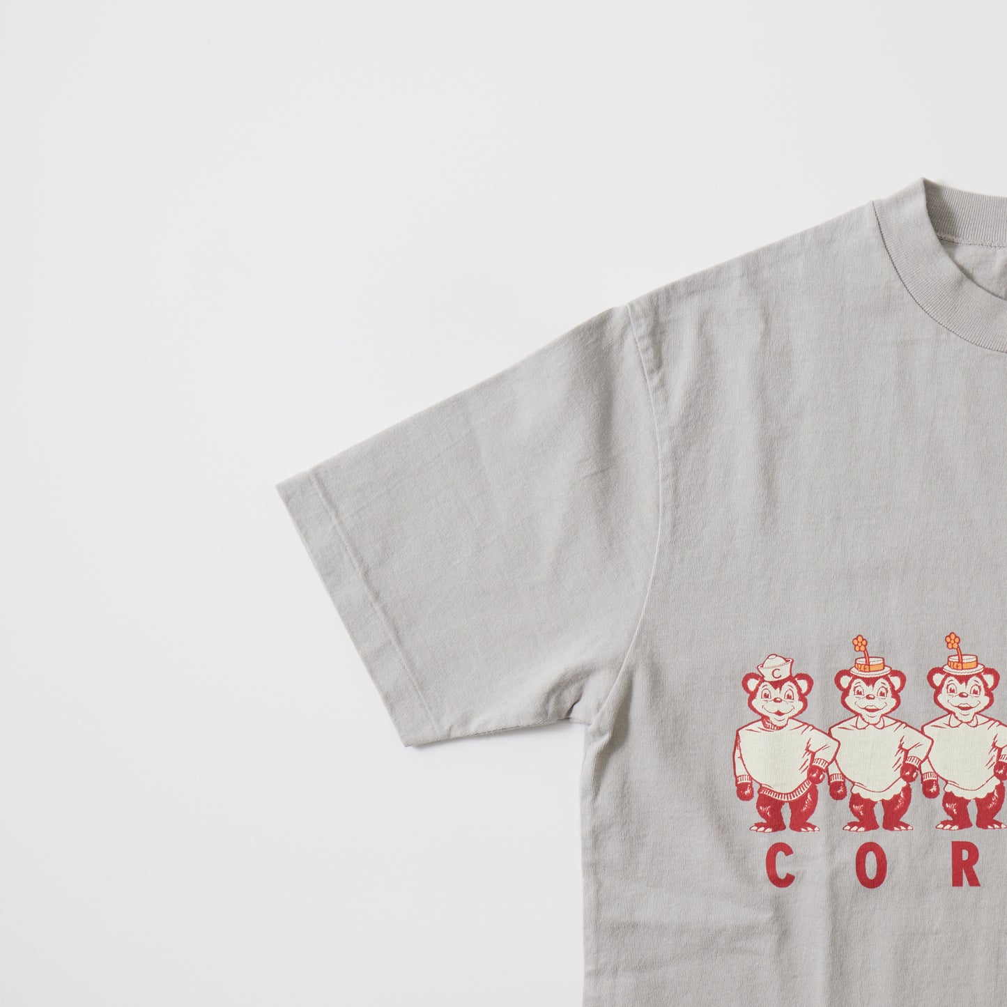 FELCO S/S  HI CREW TEE - CORNELL UNIVERSITY BEARS PRINT