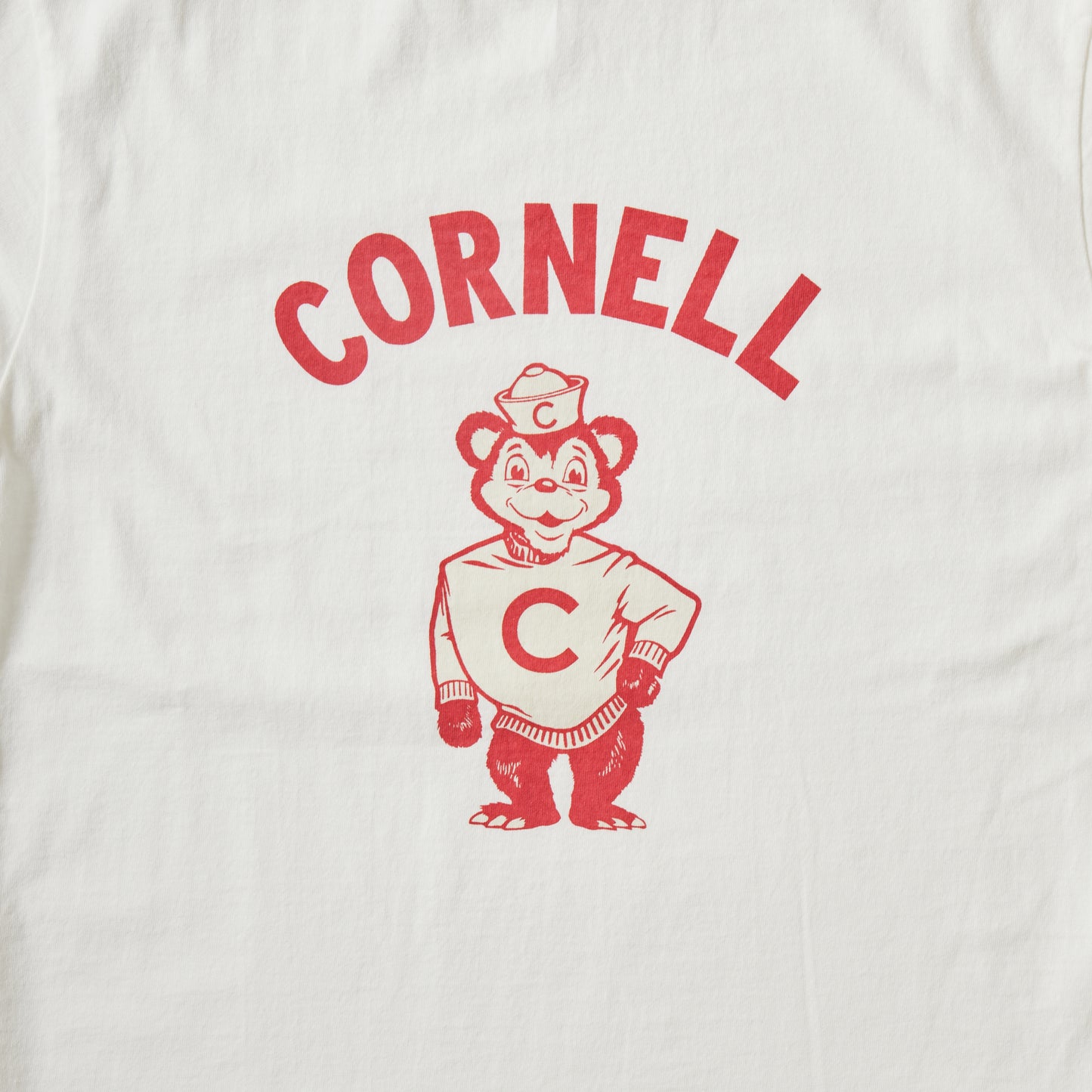 FELCO S/S  HI CREW TEE - CORNELL BEAR PRINT