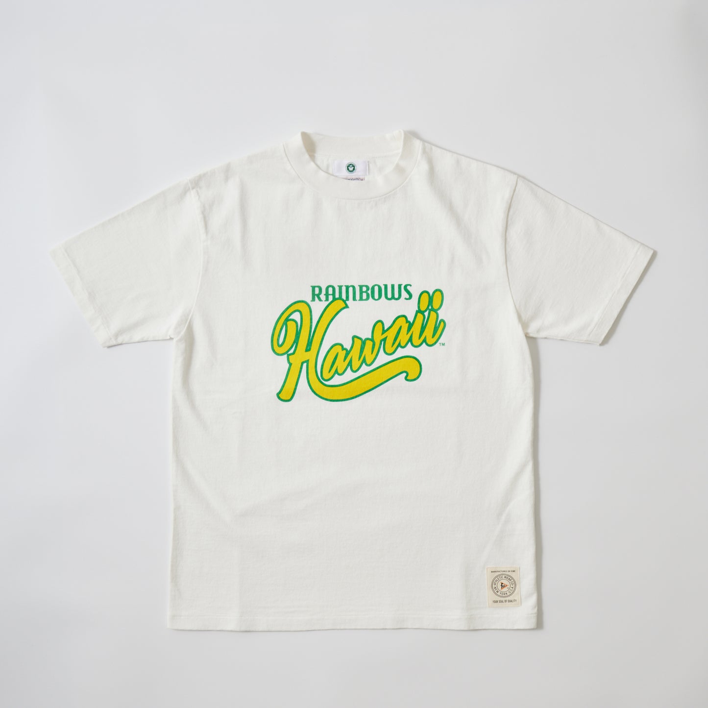 FELCO S/S  HI CREW TEE -  RAINBOWS HAWAII PRINT