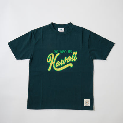 FELCO S/S  HI CREW TEE -  RAINBOWS HAWAII PRINT