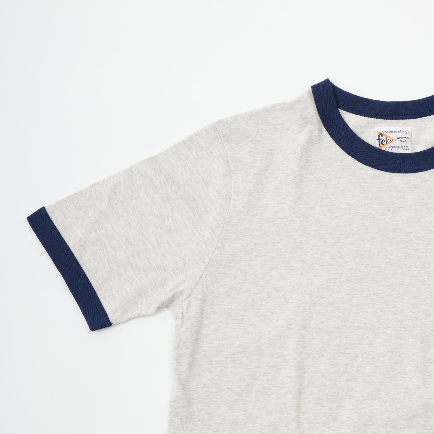 FELCO S/S RINGER CREW POCKET TEE ORGANIC COTTON 30/1 JERSEY