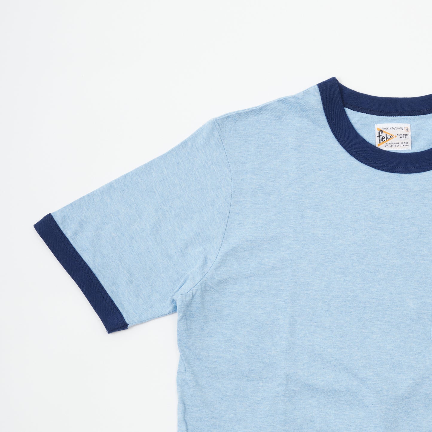 FELCO S/S RINGER CREW POCKET TEE ORGANIC COTTON 30/1 JERSEY