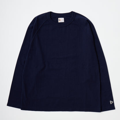 FELCO L/S RAGLAN BINDER NECK CREW-T 7oz 16SINGLE RUFFY JERSEY - 12 COLORS