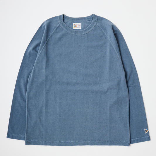 【NEW】FELCO L/S RAGLAN BINDER NECK CREW-T 7oz 16SINGLE RUFFY JERSEY - 6 COLORS