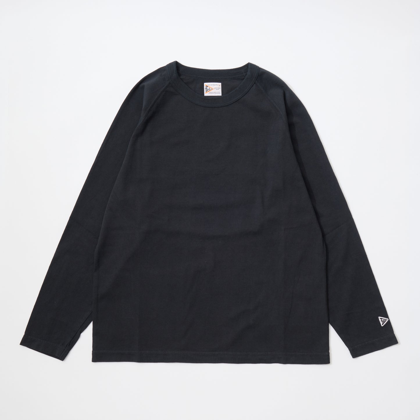 FELCO L/S RAGLAN BINDER NECK CREW-T 7oz 16SINGLE RUFFY JERSEY - 10 COLORS
