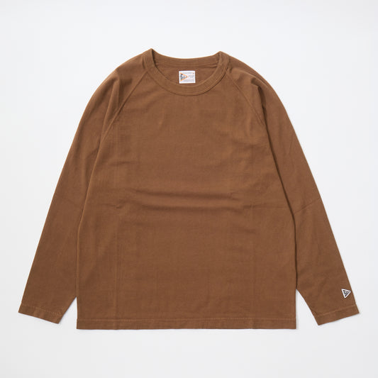 FELCO L/S RAGLAN BINDER NECK CREW-T 7oz 16SINGLE RUFFY JERSEY - 10 COLORS