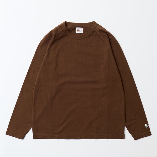 FELCO L/S RAGLAN BINDER NECK CREW-T 7oz 16SINGLE RUFFY JERSEY - 12 COLORS
