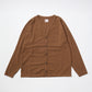 FELCO L/S BINDER V NECK CARDIGAN W/POCKET 7oz 16SINGLE RUFFY JERSEY - 11 COLORS