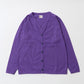 FELCO L/S BINDER V NECK CARDIGAN W/POCKET 7oz 16SINGLE RUFFY JERSEY - 14 COLORS