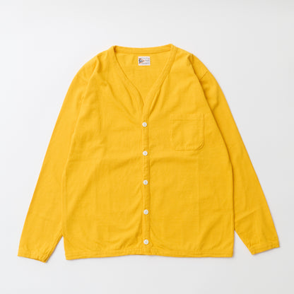 FELCO L/S BINDER V NECK CARDIGAN W/POCKET 7oz 16SINGLE RUFFY JERSEY - 14 COLORS