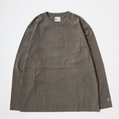FELCO L/S BINDER NECK CREW POCKET-T 7oz 16SINGLE RUFFY JERSEY - 16 COLORS