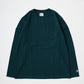 FELCO L/S BINDER NECK CREW POCKET-T 7oz 16SINGLE RUFFY JERSEY - 10 COLORS