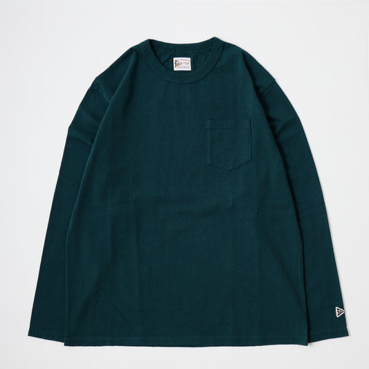 【NEW】FELCO L/S BINDER NECK CREW POCKET-T 7oz 16SINGLE RUFFY JERSEY - 7 COLORS