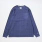 FELCO L/S BINDER NECK CREW POCKET-T 7oz 16SINGLE RUFFY JERSEY - 13 COLORS