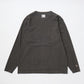 FELCO L/S BINDER NECK CREW POCKET-T 7oz 16SINGLE RUFFY JERSEY - 13 COLORS