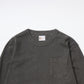 FELCO L/S BINDER NECK CREW POCKET-T 7oz 16SINGLE RUFFY JERSEY - 13 COLORS