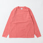 FELCO L/S BINDER NECK CREW POCKET-T 7oz 16SINGLE RUFFY JERSEY - 13 COLORS