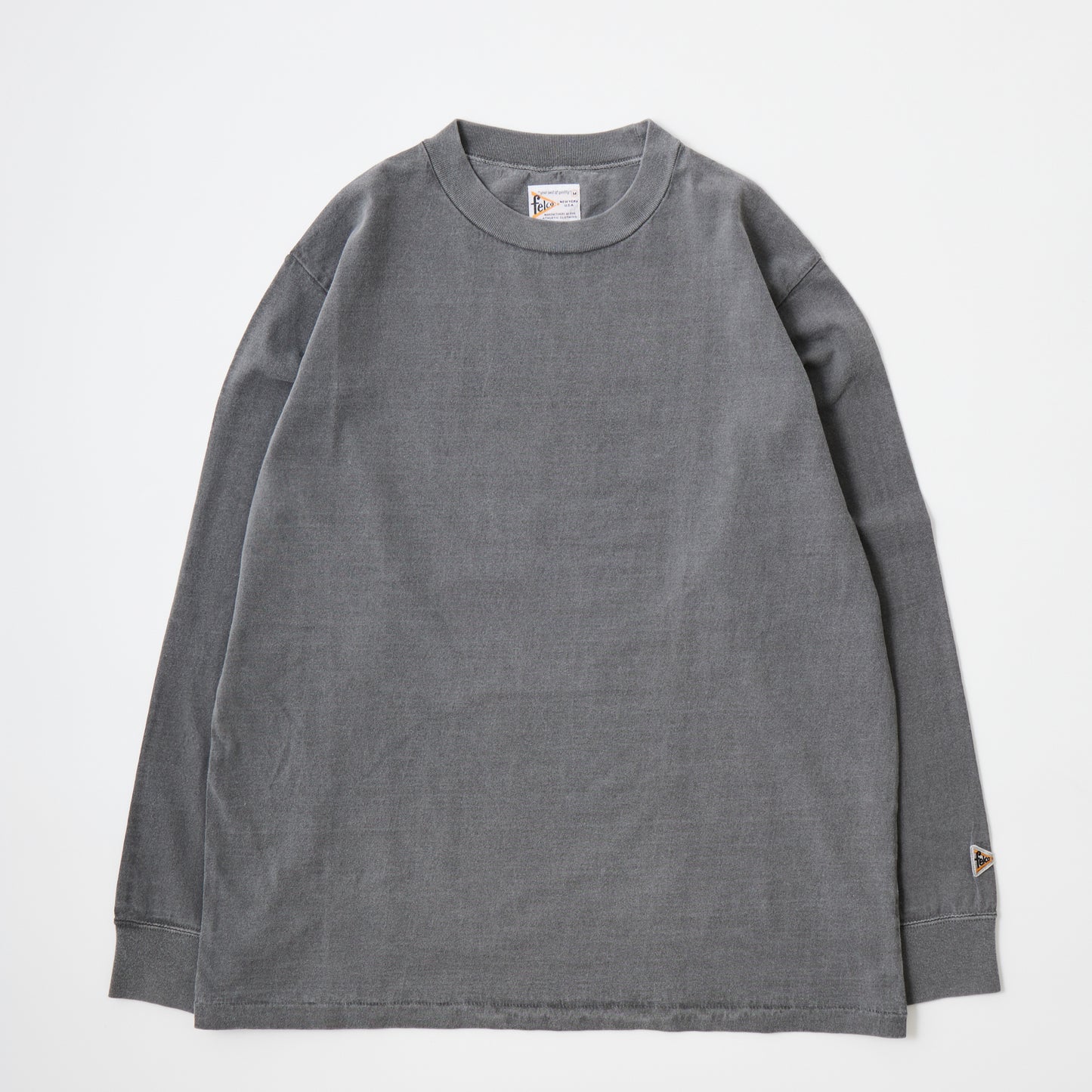 【NEW】FELCO L/S HI-CREW-T 7oz 16SINGLE RUFFY JERSEY - 5 COLORS