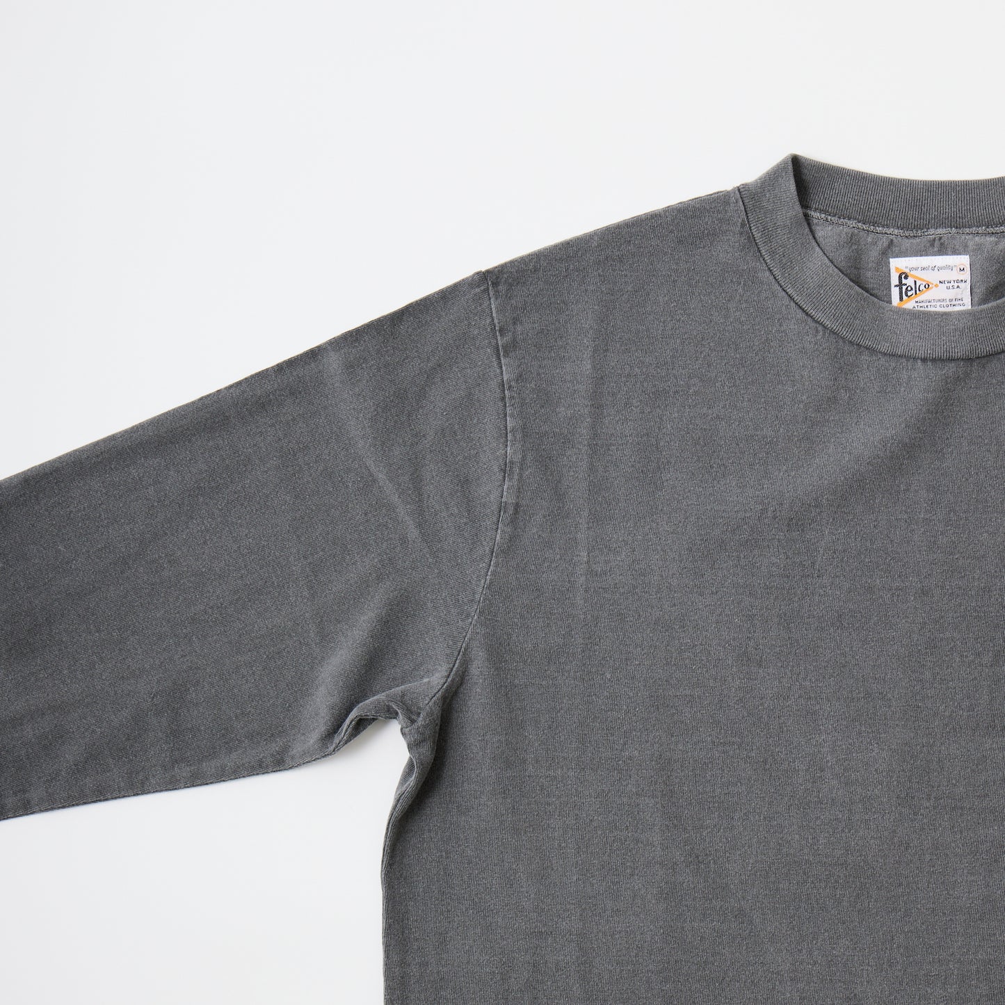 【NEW】FELCO L/S HI-CREW-T 7oz 16SINGLE RUFFY JERSEY - 5 COLORS